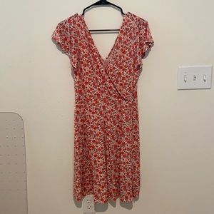 Vibrant floral dress